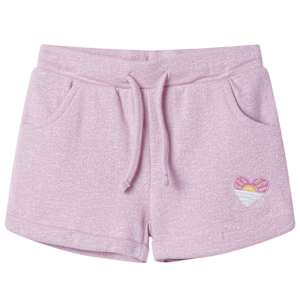Otroške kratke hlače z vrvico mešana lila 140