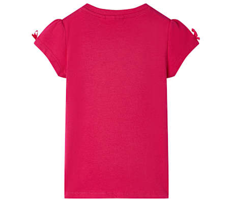 T-shirt pour enfants rose vif 140