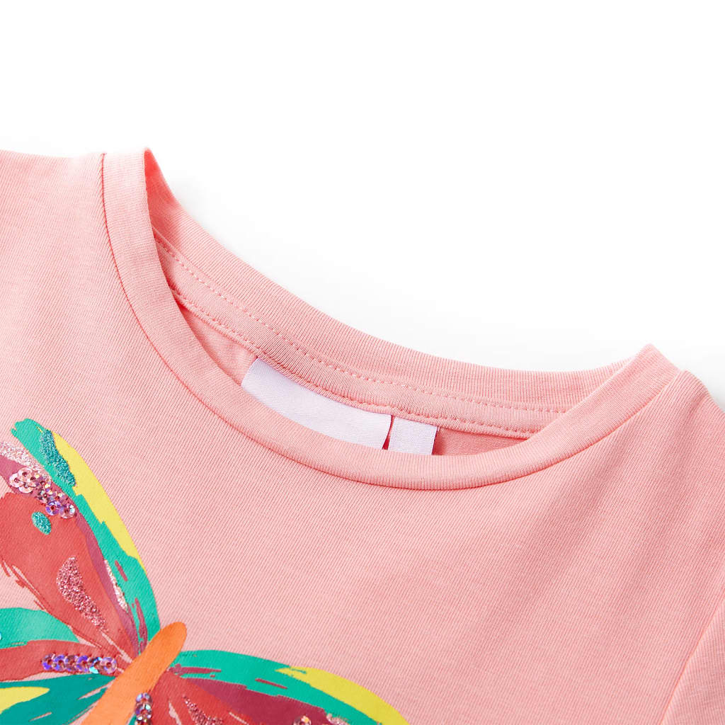 Thumbnail - vidaXL Kinder-T-Shirt Rosa 116