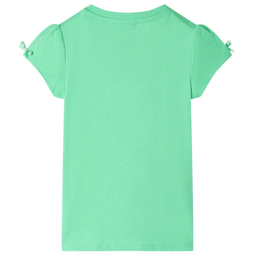 vidaXL Kindershirt 92 lichtgroen afbeelding