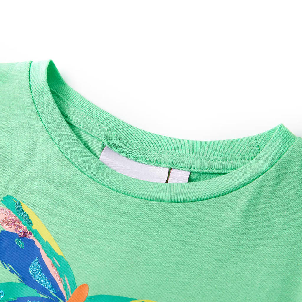 Thumbnail - vidaXL Kinder-T-Shirt Hellgrün 128