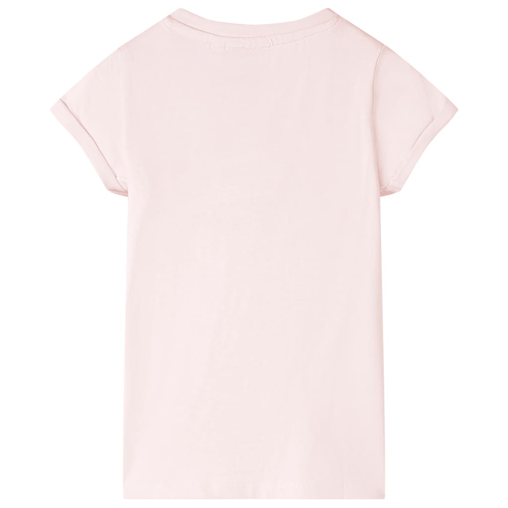 vidaXL Kindershirt 104 zachtroze afbeelding