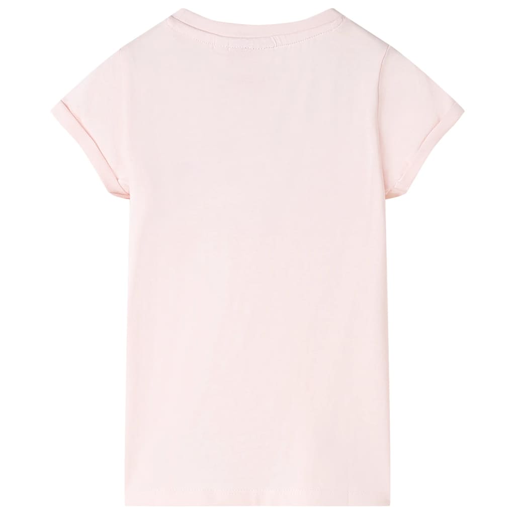 vidaXL Kindershirt 116 zachtroze afbeelding
