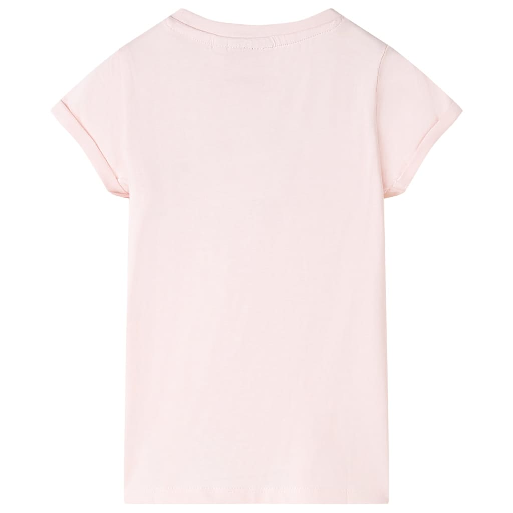 vidaXL Kindershirt 140 zachtroze afbeelding