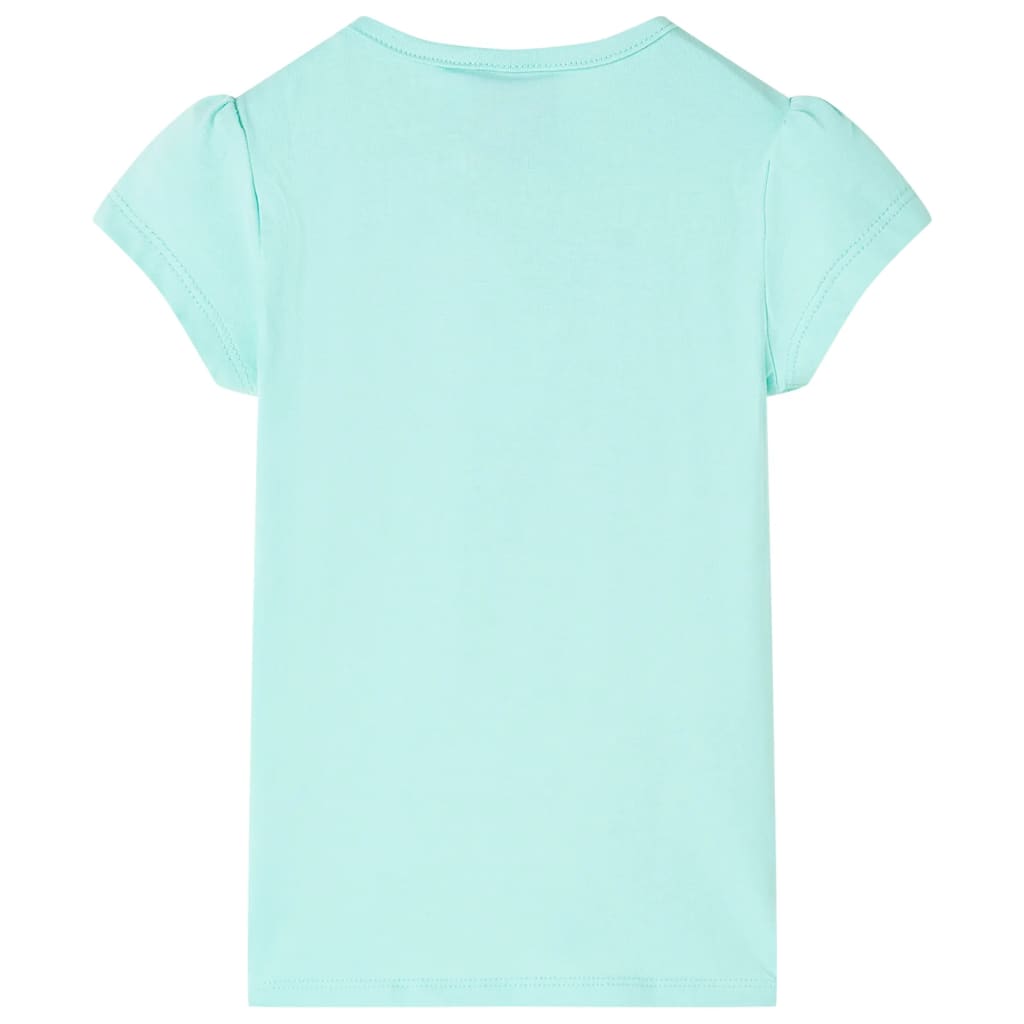 vidaXL Kindershirt 116 lichtmint afbeelding
