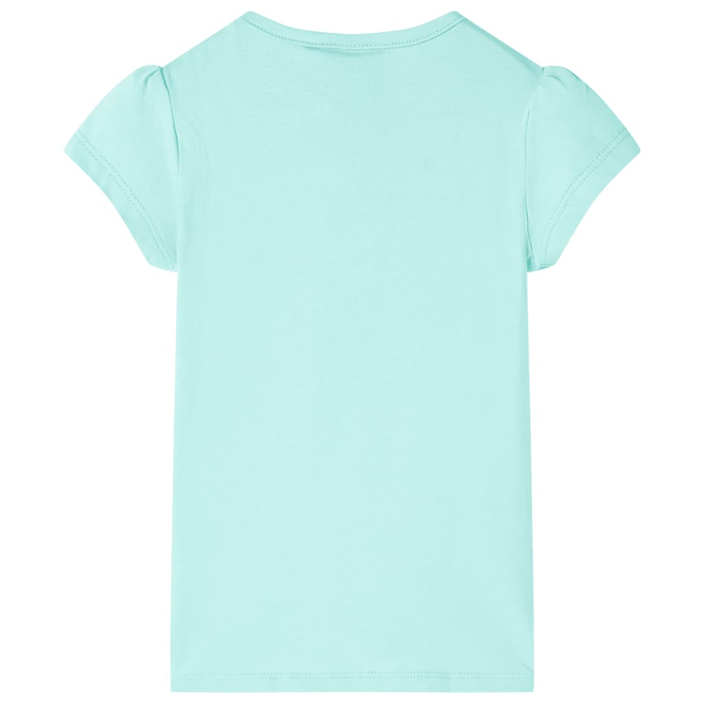 vidaXL Kindershirt 140 lichtmint afbeelding