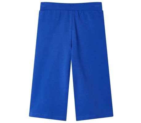 Bērnu bikses, platas, kobalta zilas, 92