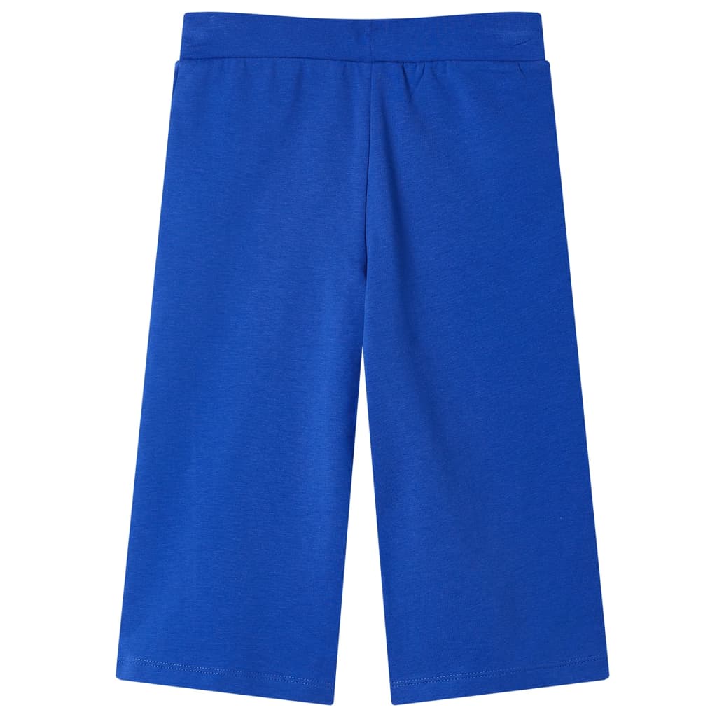 vidaXL Kinderbroek met wijde pijpen 140 kobaltblauw afbeelding