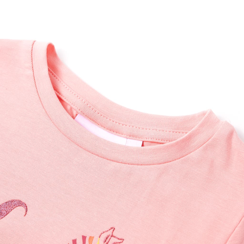 Thumbnail - vidaXL Kinder-T-Shirt Rosa 128