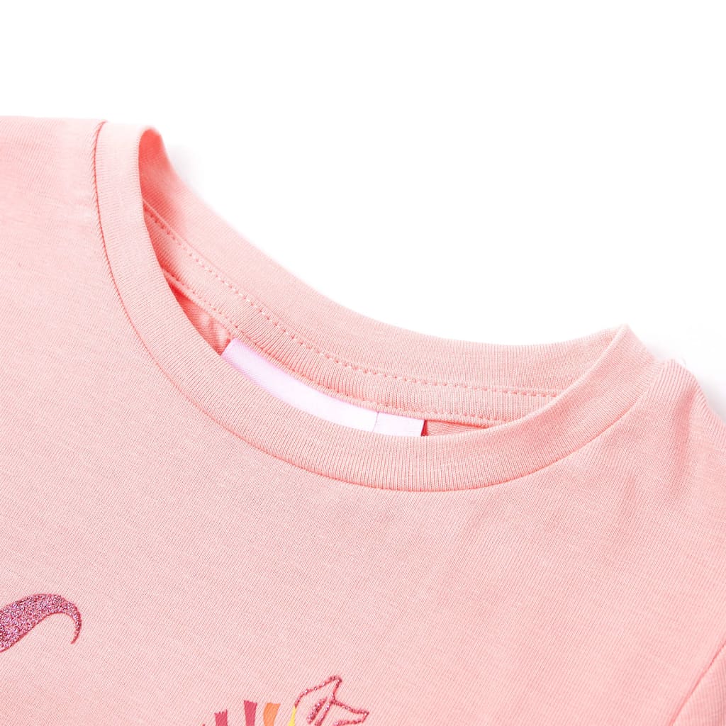 Thumbnail - vidaXL Kinder-T-Shirt Rosa 140