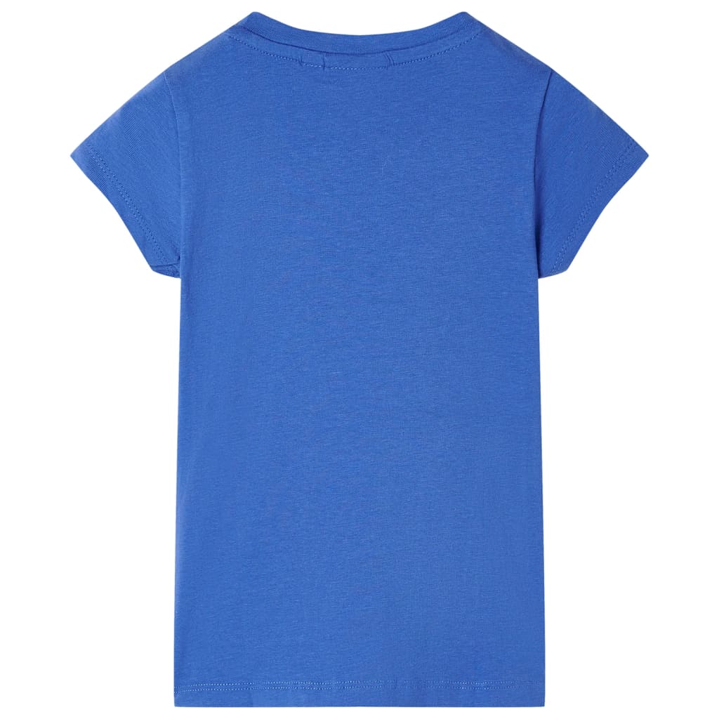 vidaXL Kindershirt 116 kobaltblauw afbeelding