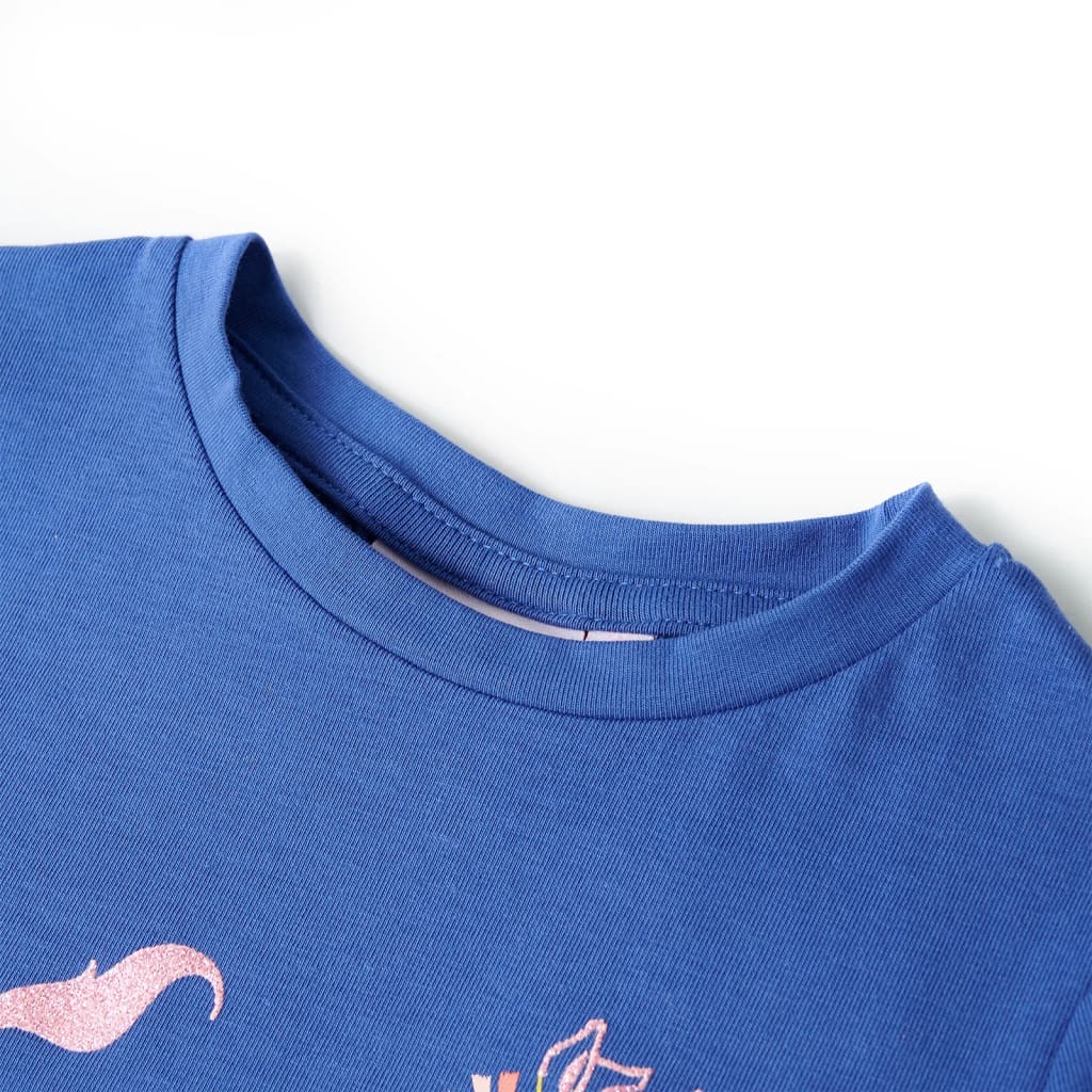 Thumbnail - vidaXL Kinder-T-Shirt Kobaltblau 116