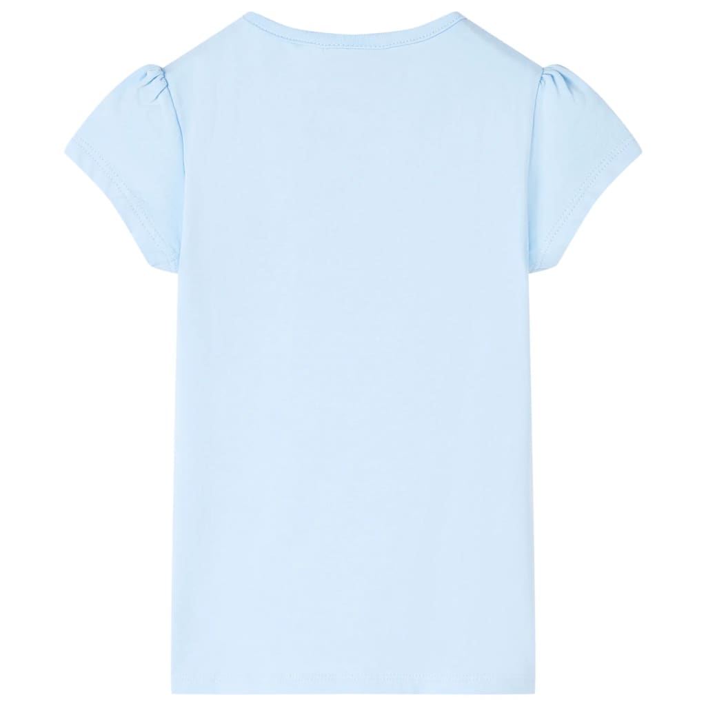 vidaXL Kindershirt 104 lichtblauw afbeelding