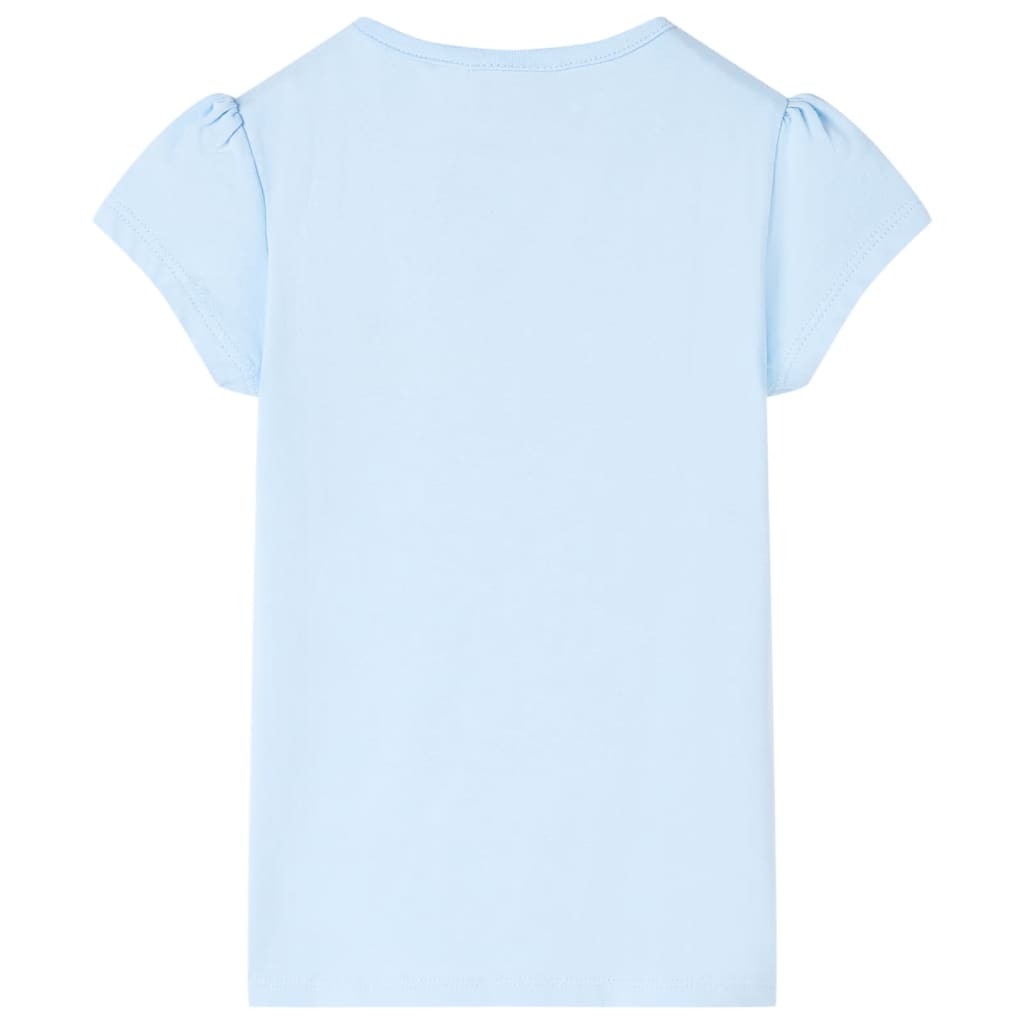 vidaXL Kindershirt 116 lichtblauw afbeelding