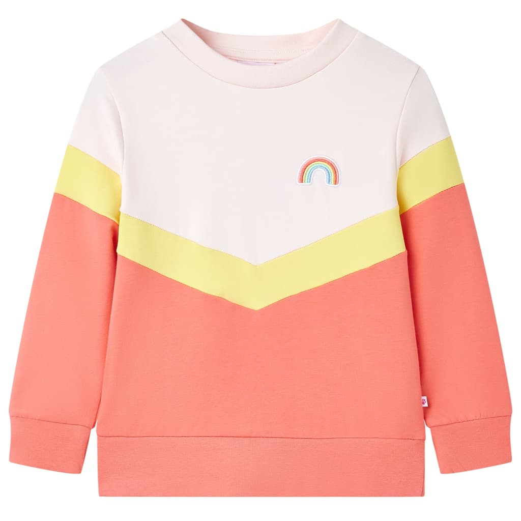 vidaXL Kinder-Sweatshirt Zartrosa 92