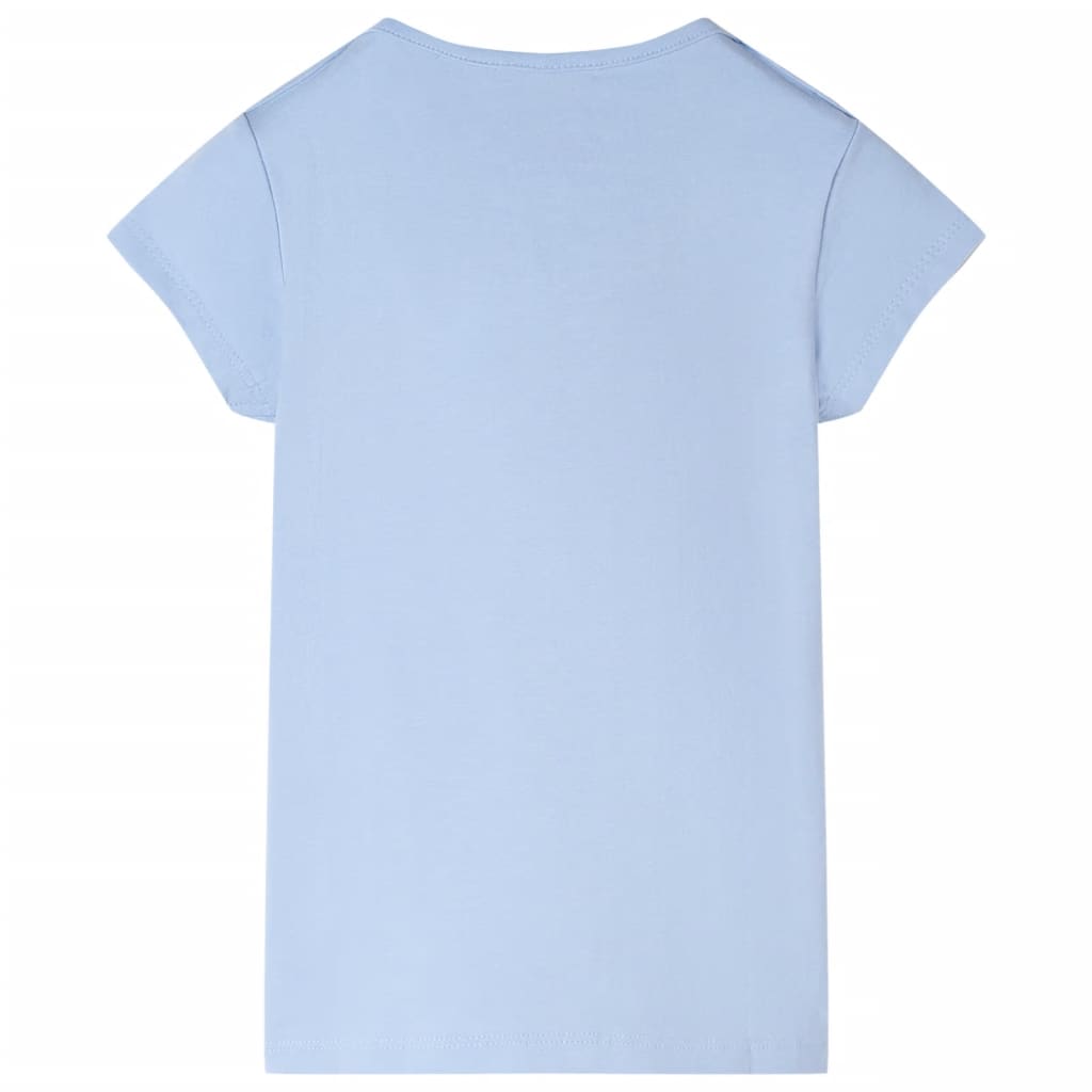 vidaXL Kindershirt 104 lichtblauw afbeelding