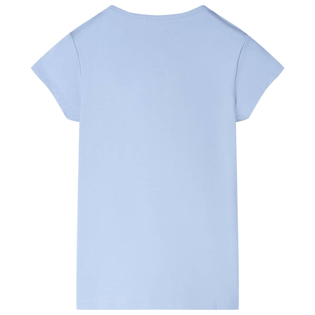 vidaXL Kindershirt 116 lichtblauw afbeelding