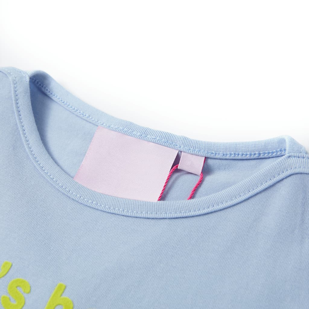 Thumbnail - vidaXL Kinder-T-Shirt Hellblau 116