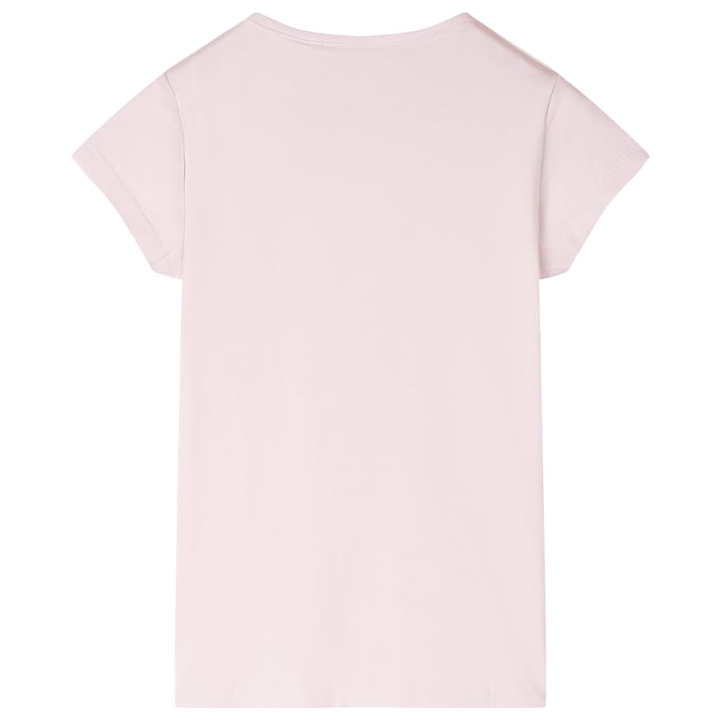 vidaXL Kindershirt 92 zachtroze afbeelding