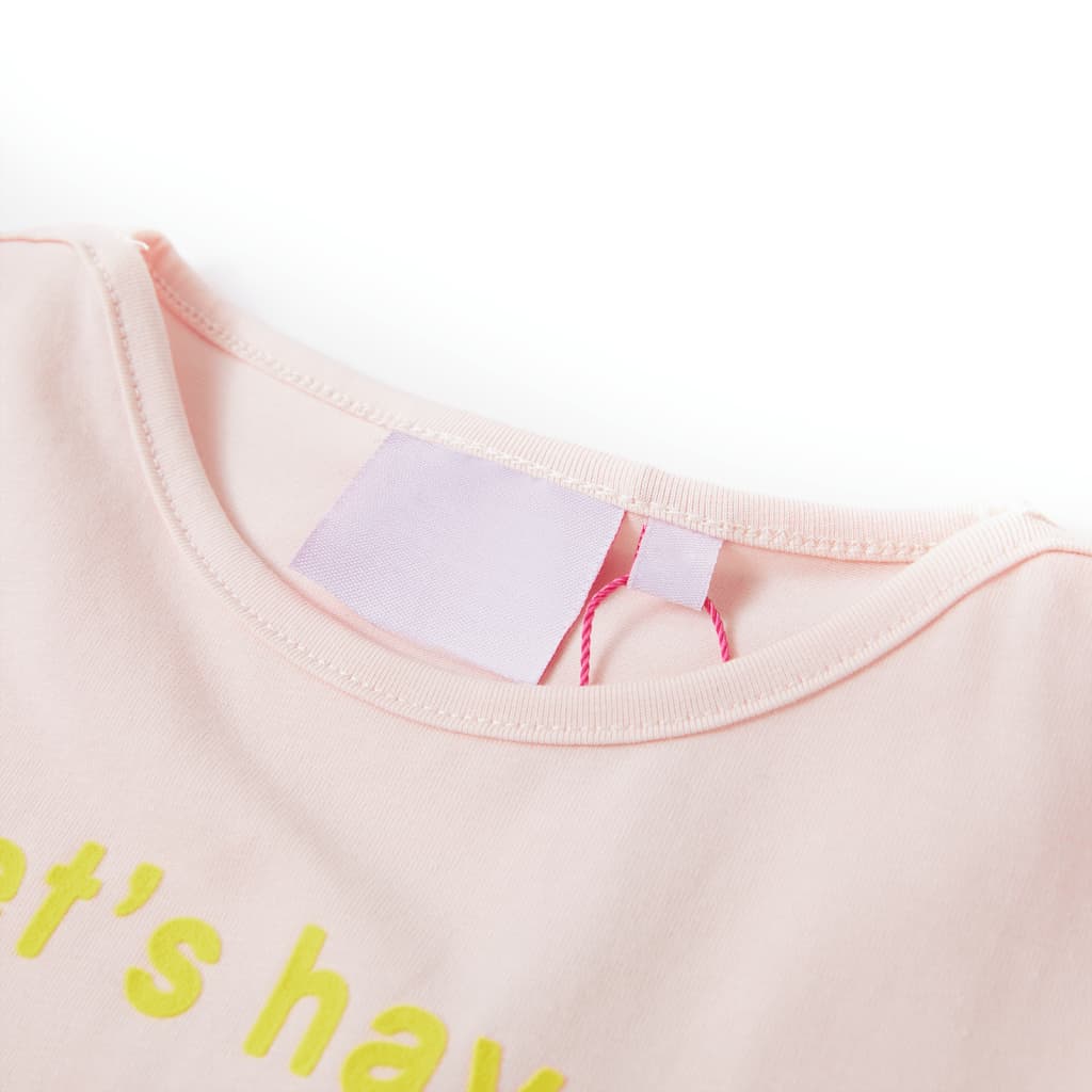 Thumbnail - vidaXL Kinder-T-Shirt Zartrosa 92