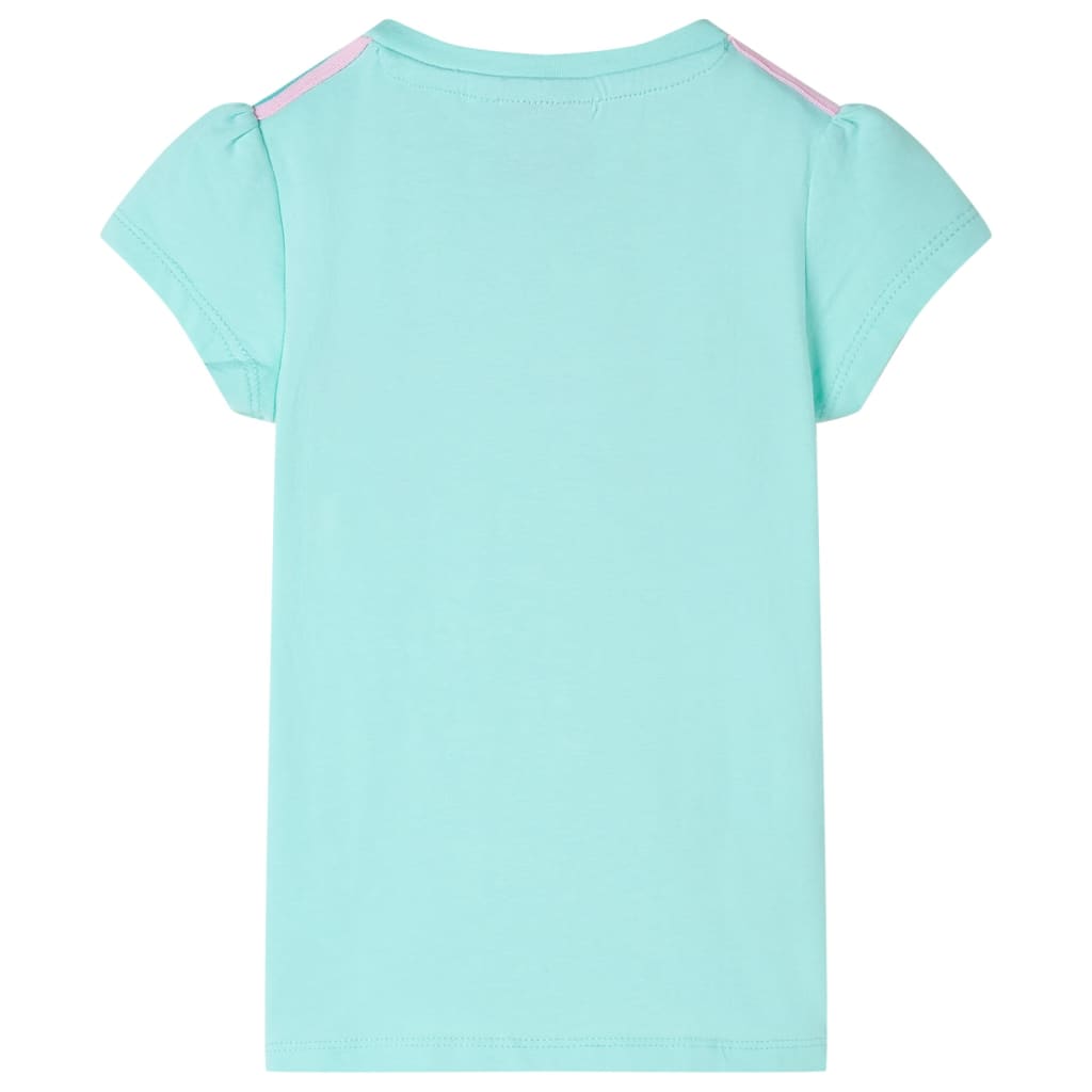 vidaXL Kindershirt 116 lichtmint afbeelding