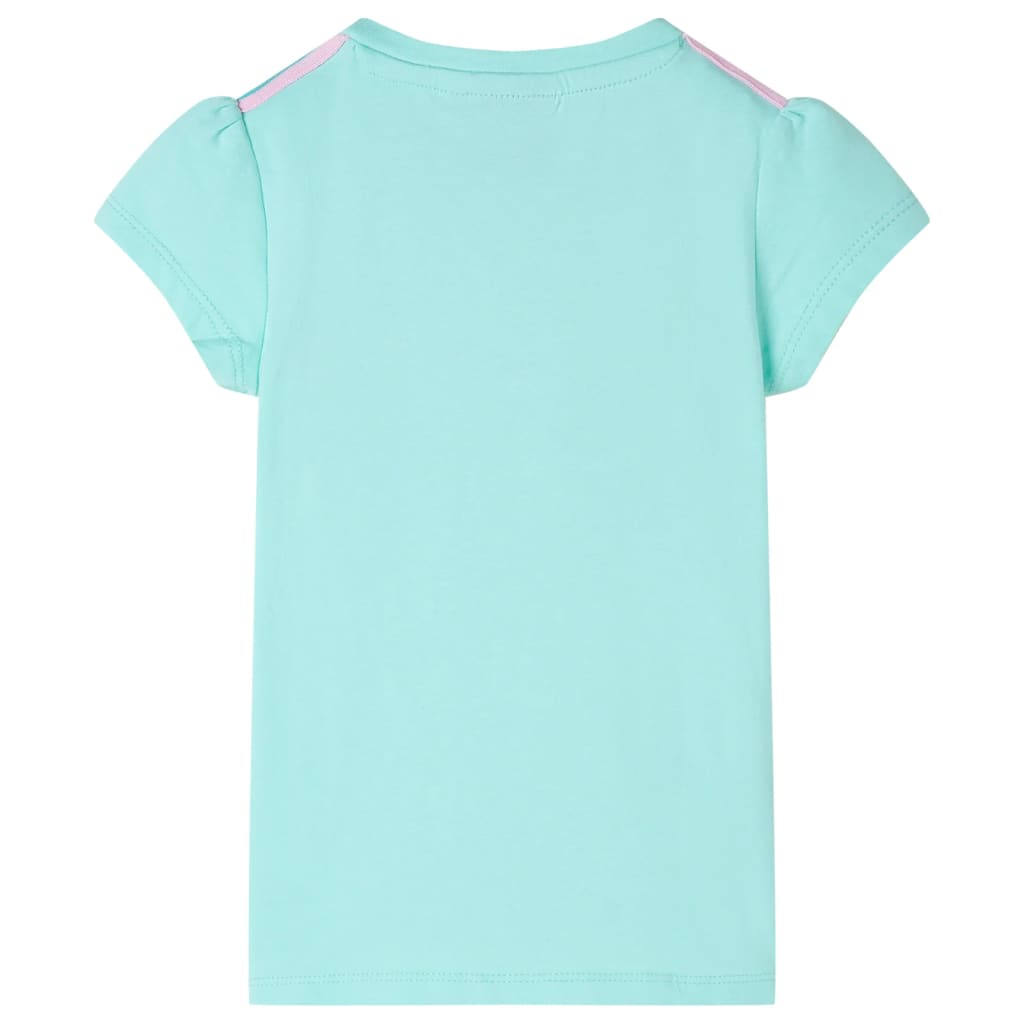 vidaXL Kindershirt 140 lichtmint afbeelding