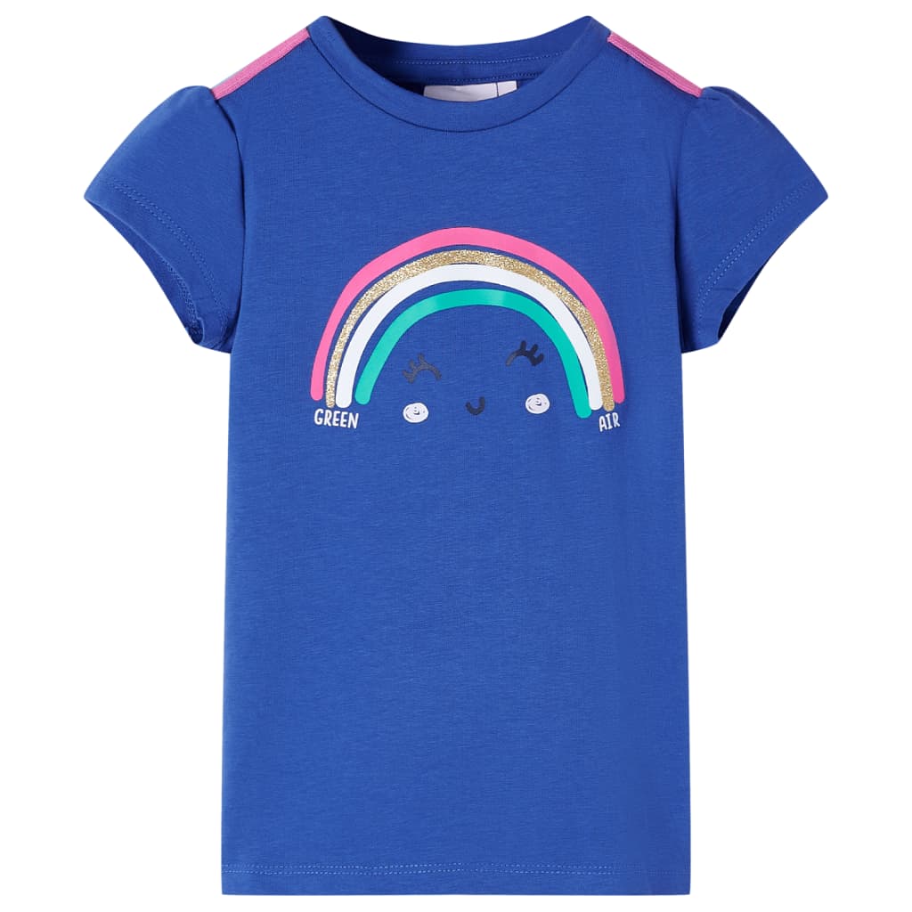 vidaXL Kinder-T-Shirt Kobaltblau 104