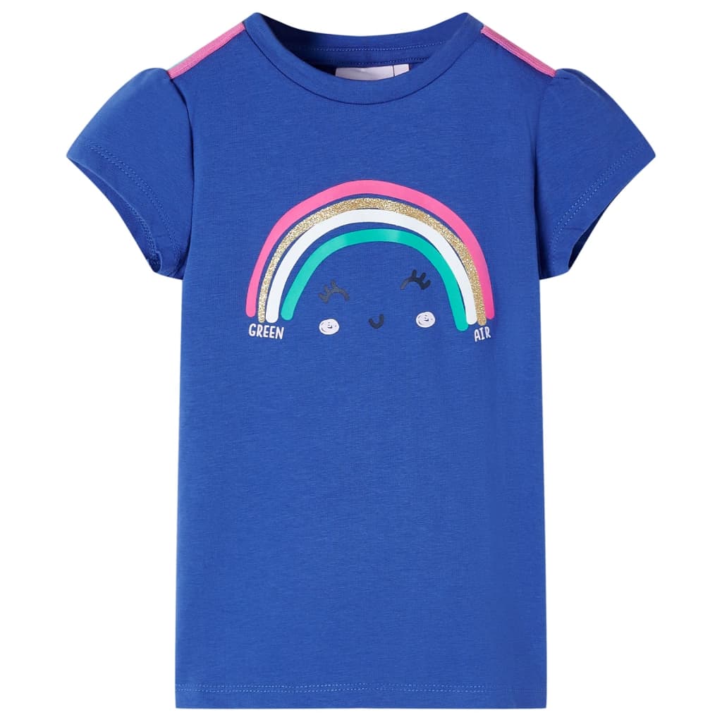 vidaXL Kinder-T-Shirt Kobaltblau 140