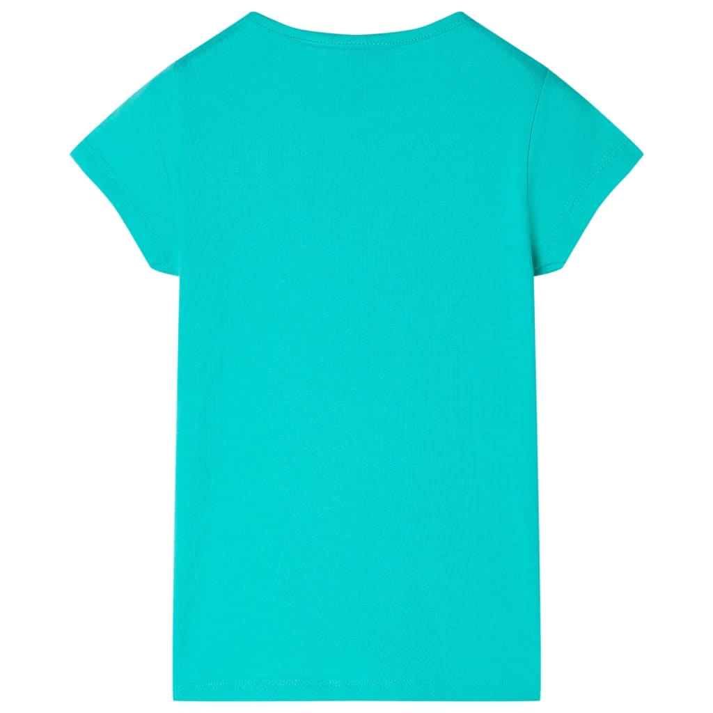 vidaXL Kindershirt 128 mintkleurig afbeelding