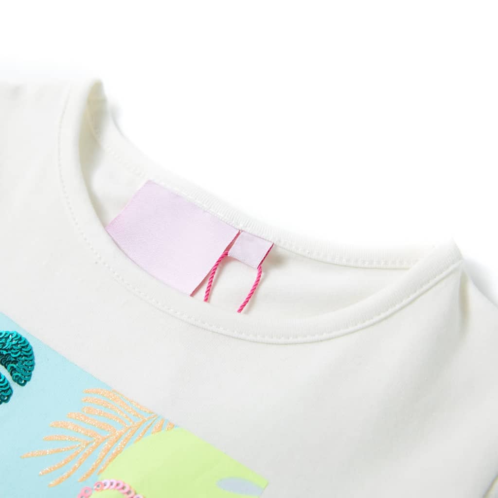 Thumbnail - vidaXL Kinder T-Shirt Ecru 128