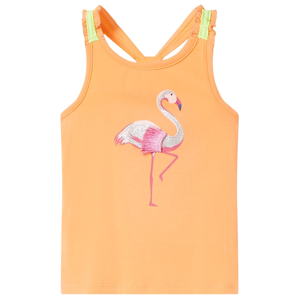 vidaXL Kinder-Tanktop Hellorange 92