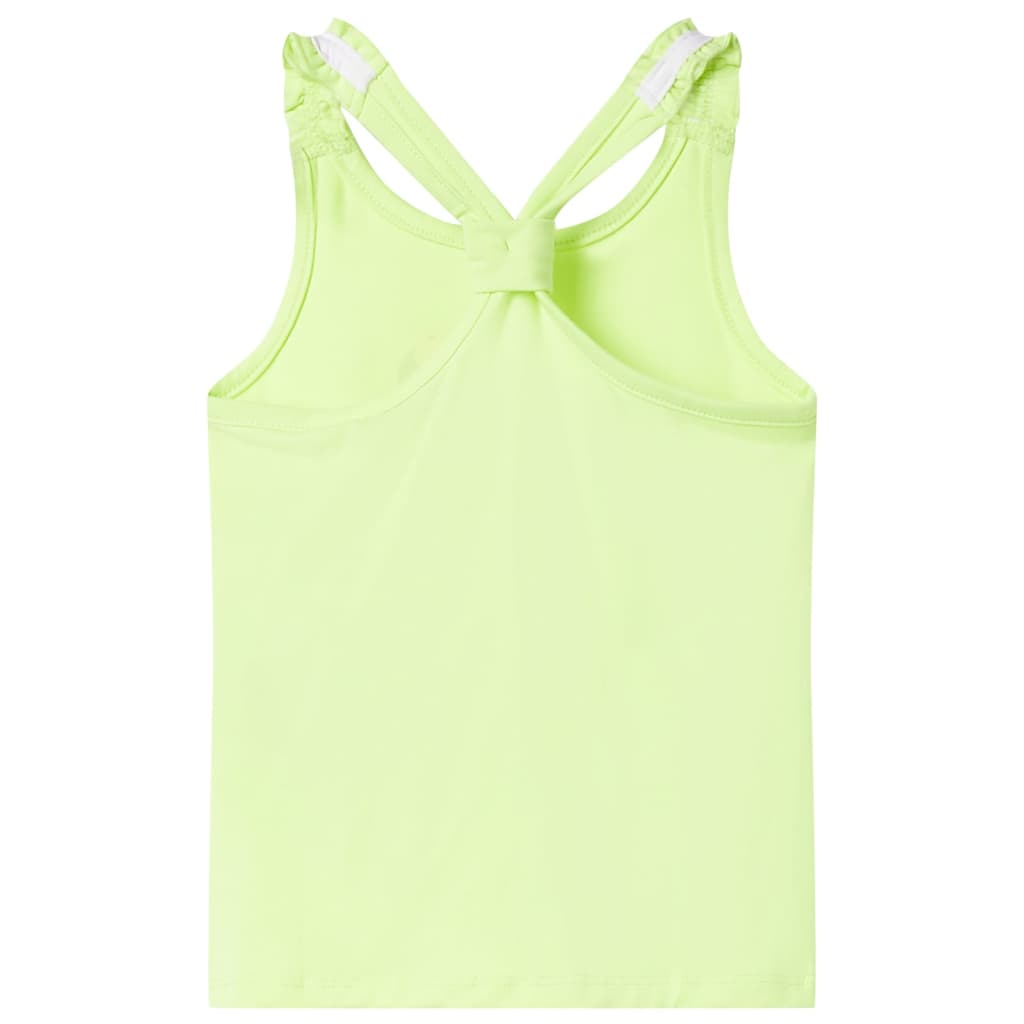 vidaXL Kindertopje 104 neongeel afbeelding