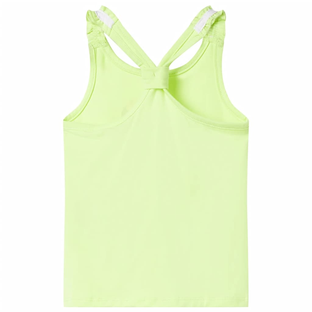 vidaXL Kindertopje 116 neongeel afbeelding
