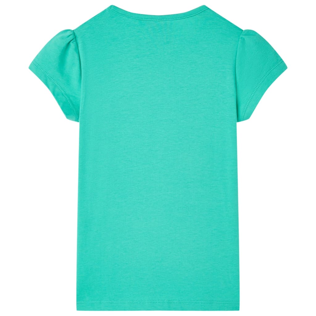 vidaXL Kindershirt 92 mintkleurig afbeelding