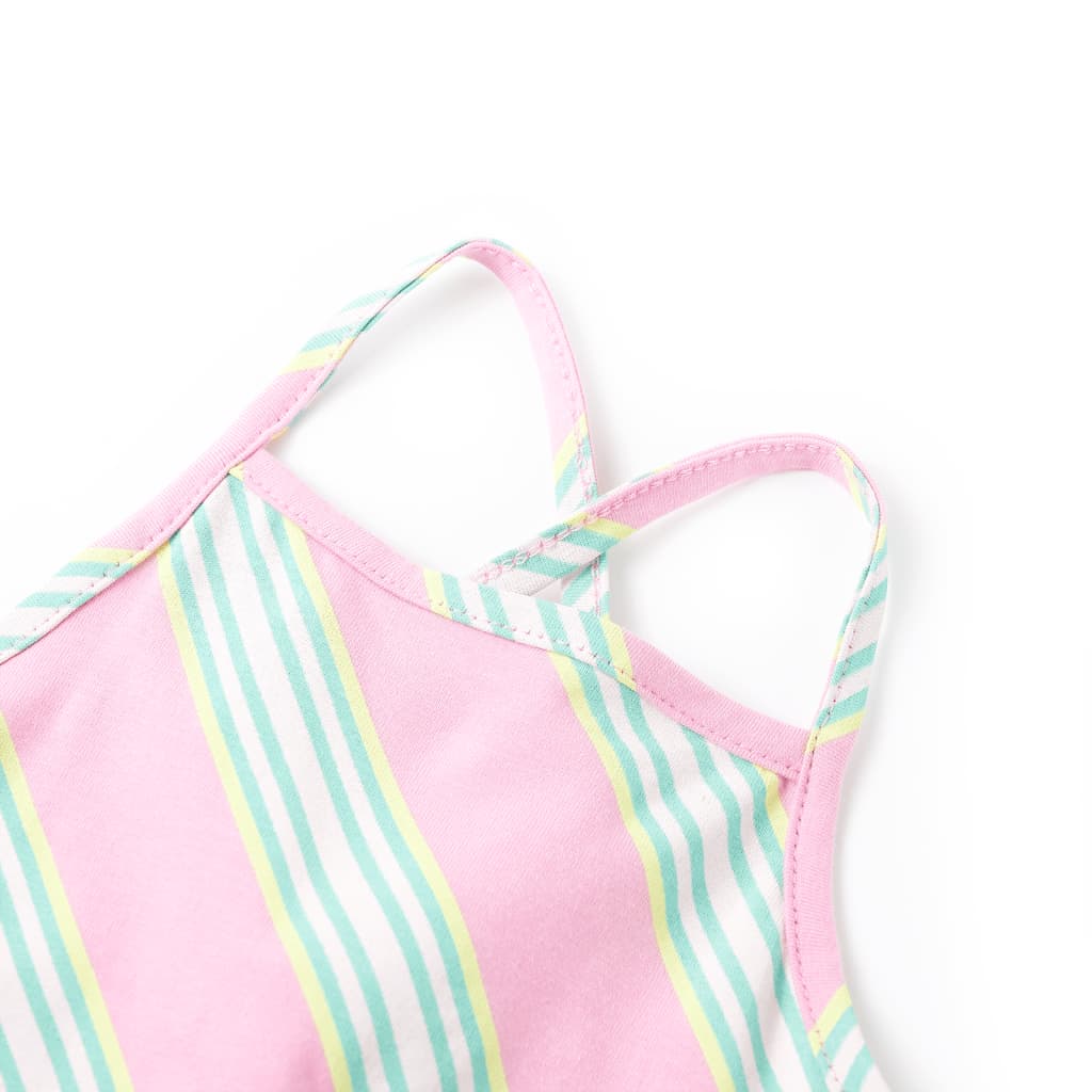 Thumbnail - vidaXL Kinderkleid mit Kordelzug Ärmellos Rosa 92