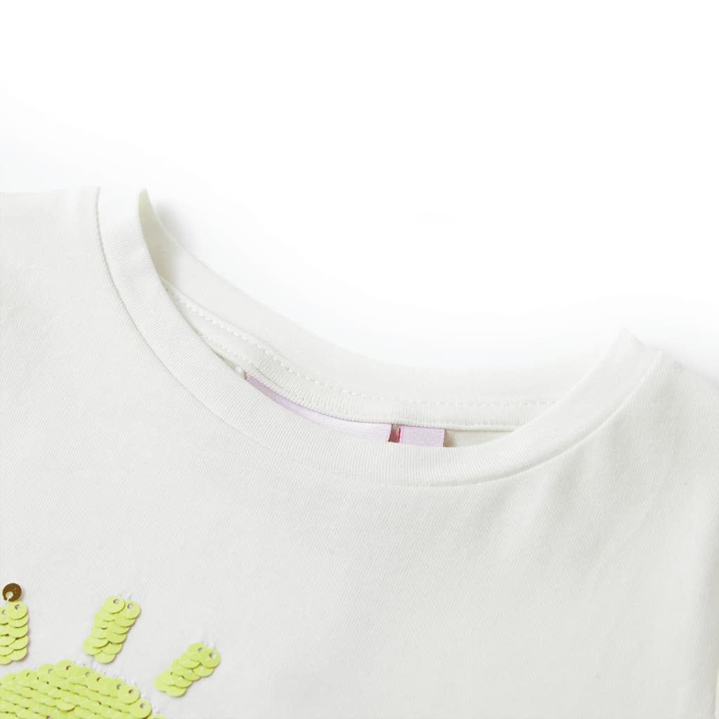 Thumbnail - vidaXL Kinder-T-Shirt Ecru 116