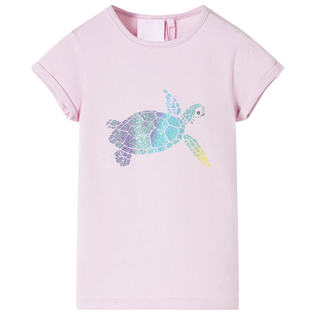 Tricou pentru copii, imprimeu țestoasă, liliac, 104