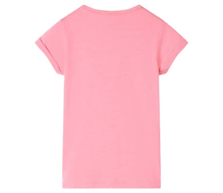 T-shirt pour enfants rose vif 92