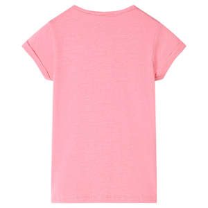 T-shirt pour enfants rose vif 92