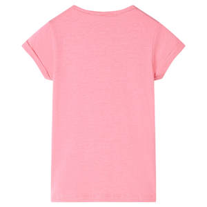 T-shirt pour enfants rose vif 104