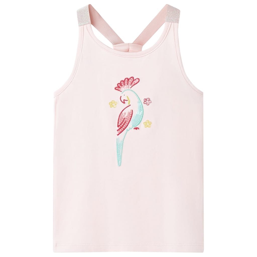 vidaXL Kinder-Tanktop Zartrosa 92