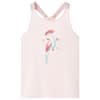vidaXL Laste top, pehme roosa, 104