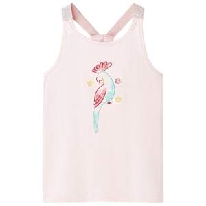 vidaXL Laste top, pehme roosa, 104