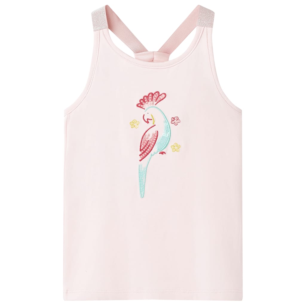 vidaXL Kinder-Tanktop Zartrosa 104