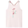 vidaXL Laste top, pehme roosa, 116