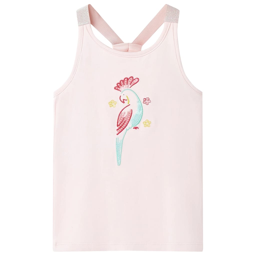 vidaXL Kinder-Tanktop Zartrosa 116