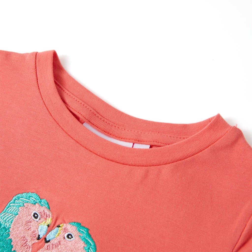 Thumbnail - vidaXL Kinder-T-Shirt Korallenrosa 92