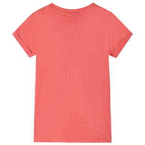 Camiseta infantil color coral 128