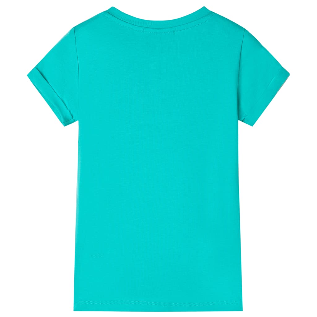 vidaXL Kindershirt 128 mintkleurig afbeelding