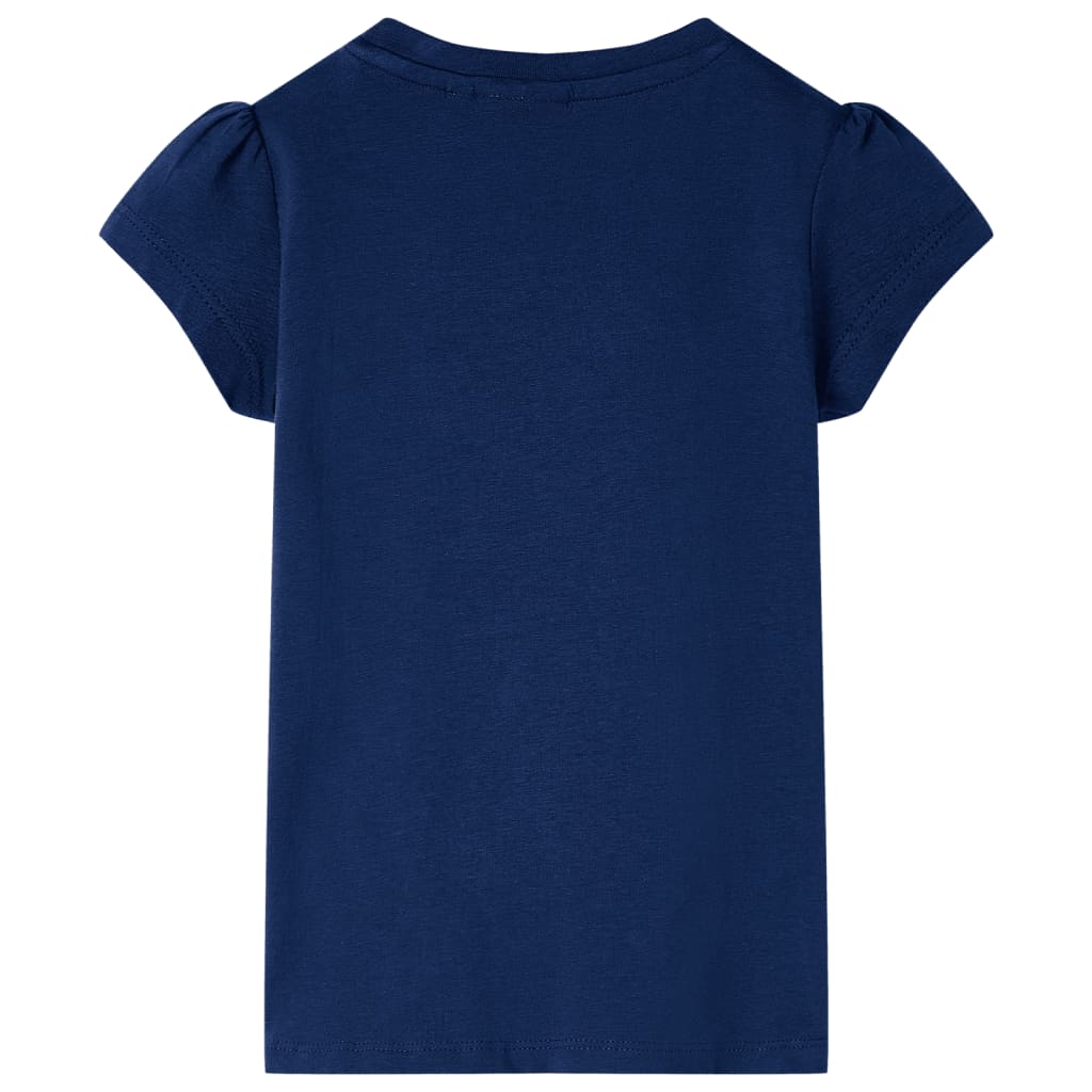 vidaXL Kindershirt 104 marineblauw afbeelding
